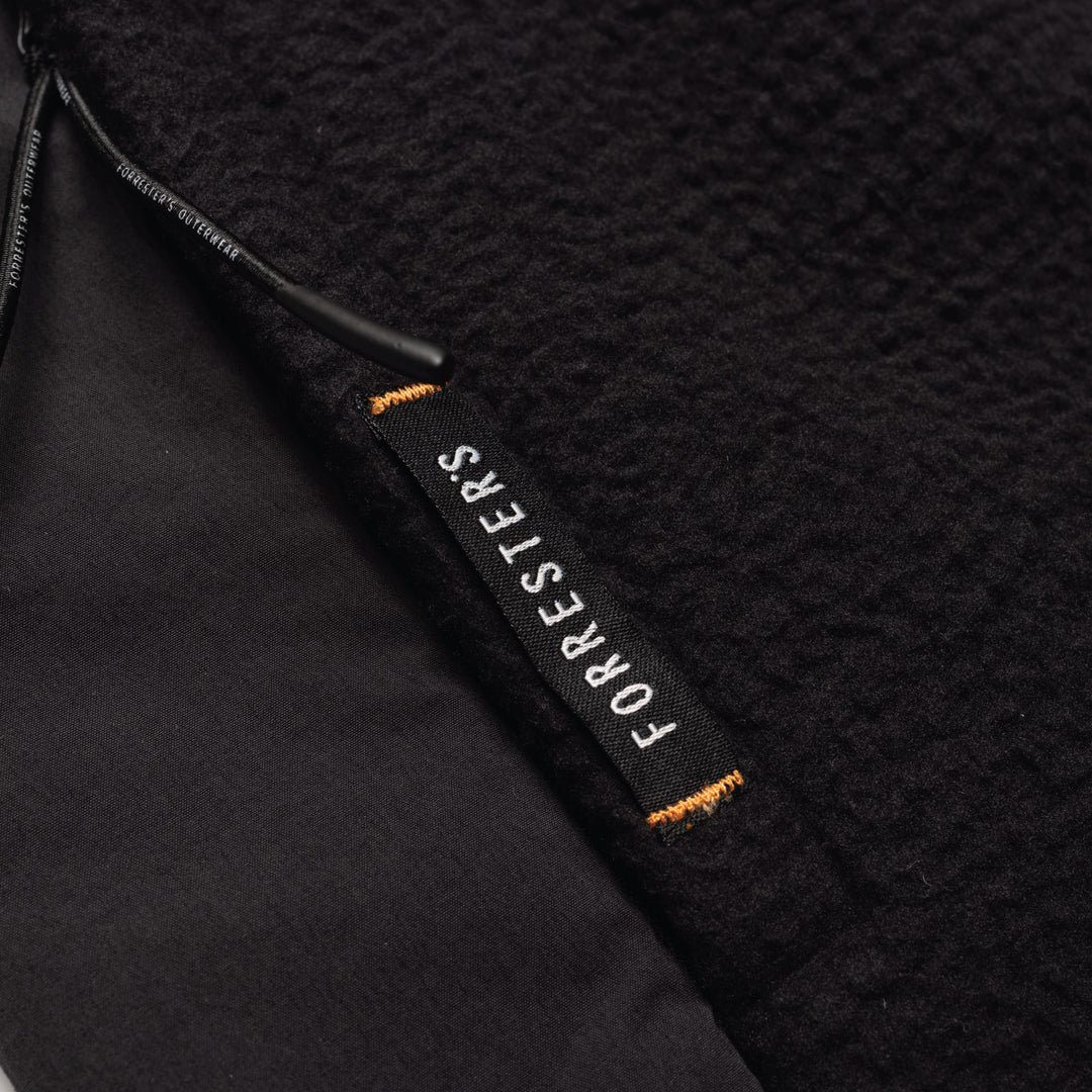 Fleece Vest - Jet Black