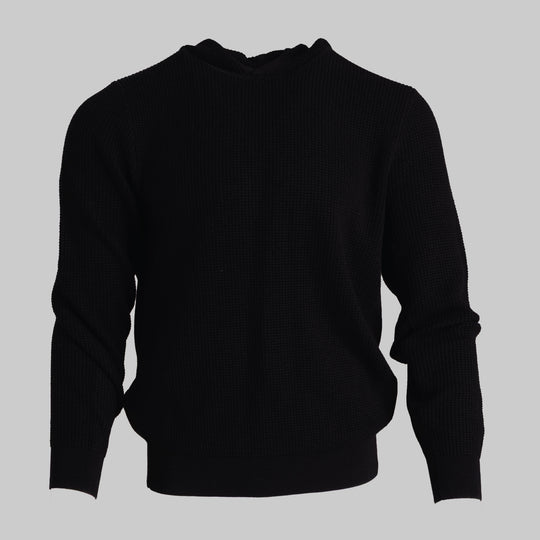 Range Sweater Hoodie - Jet Black