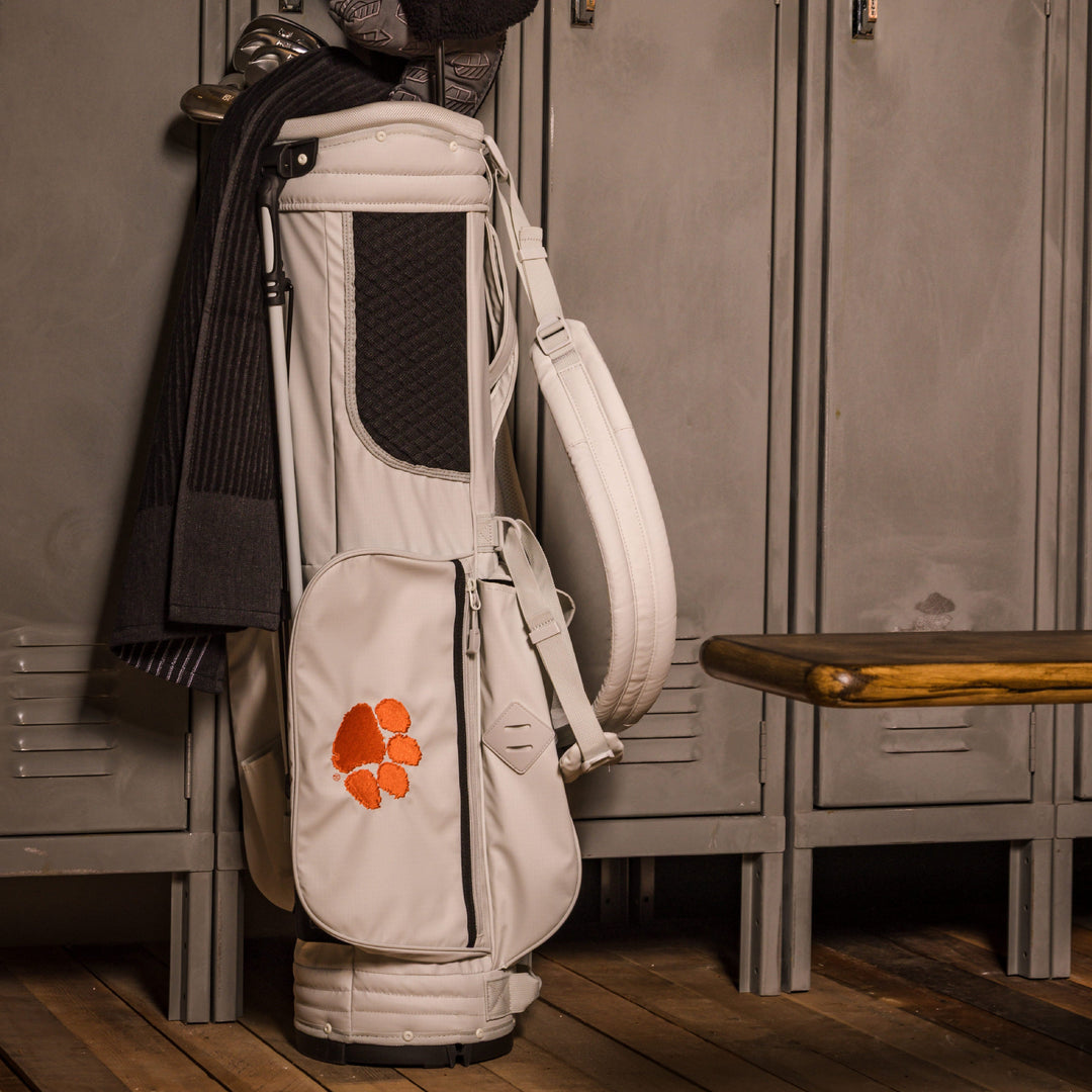 Clemson Rover Stand Bag - Bone